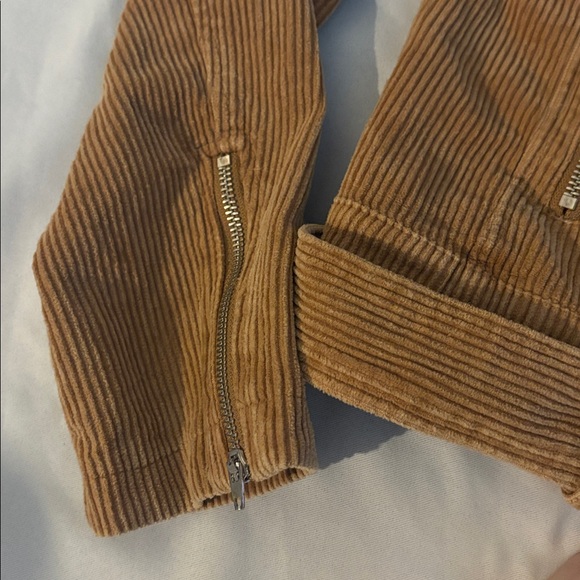 VICI women’s corduroy tan Moto jacket medium nwot - Picture 11 of 11